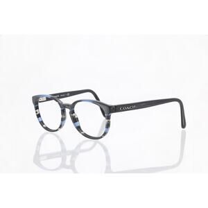 Coach HC6102 5477(Blue Glitter Varsity Stripe) 51-18-140 Eyeglasses FRAMES- GOOD